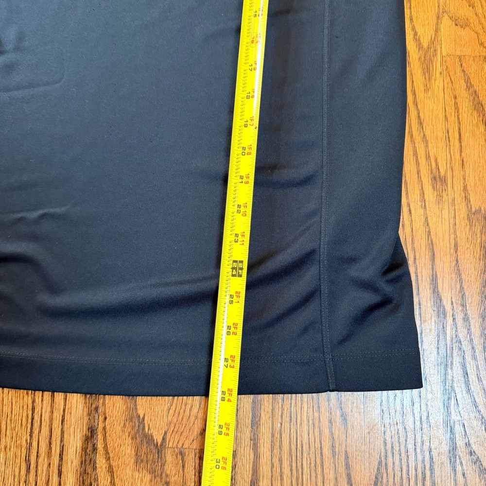 Nike Golf Dri-FIT Polo Shirt Short Sleeve Performance Swoosh Size M Black - Picture 7 of 7